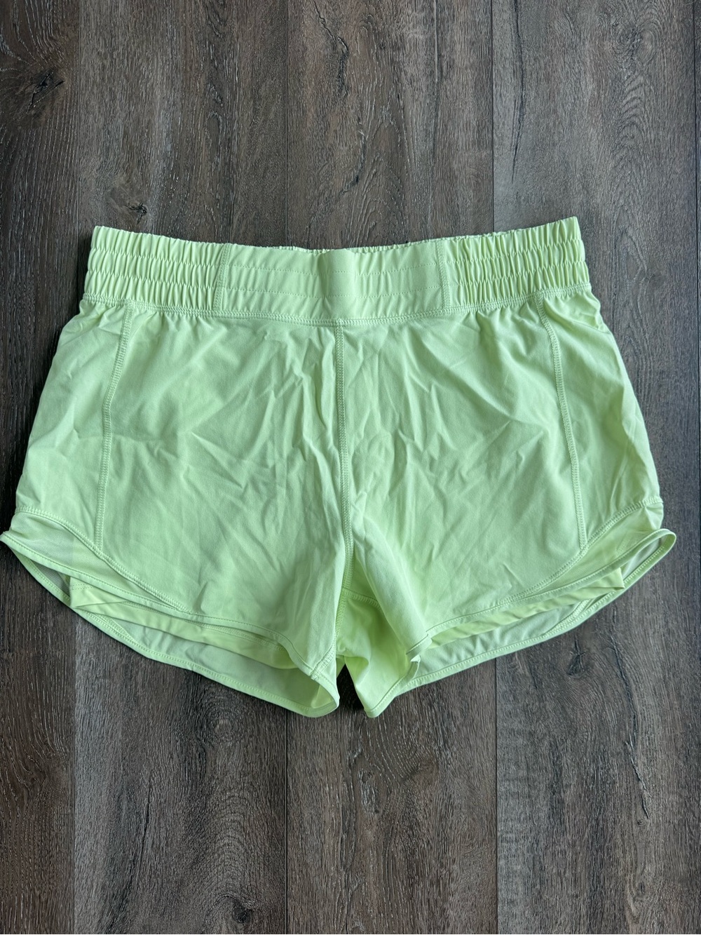 Mondetta Neon Lime Athletic Running Shorts Women’s Size Large